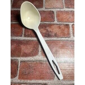 Vintage Tailor Made Products Almond Nylon Plastic Ladle Soup Spoon Scoop 10”